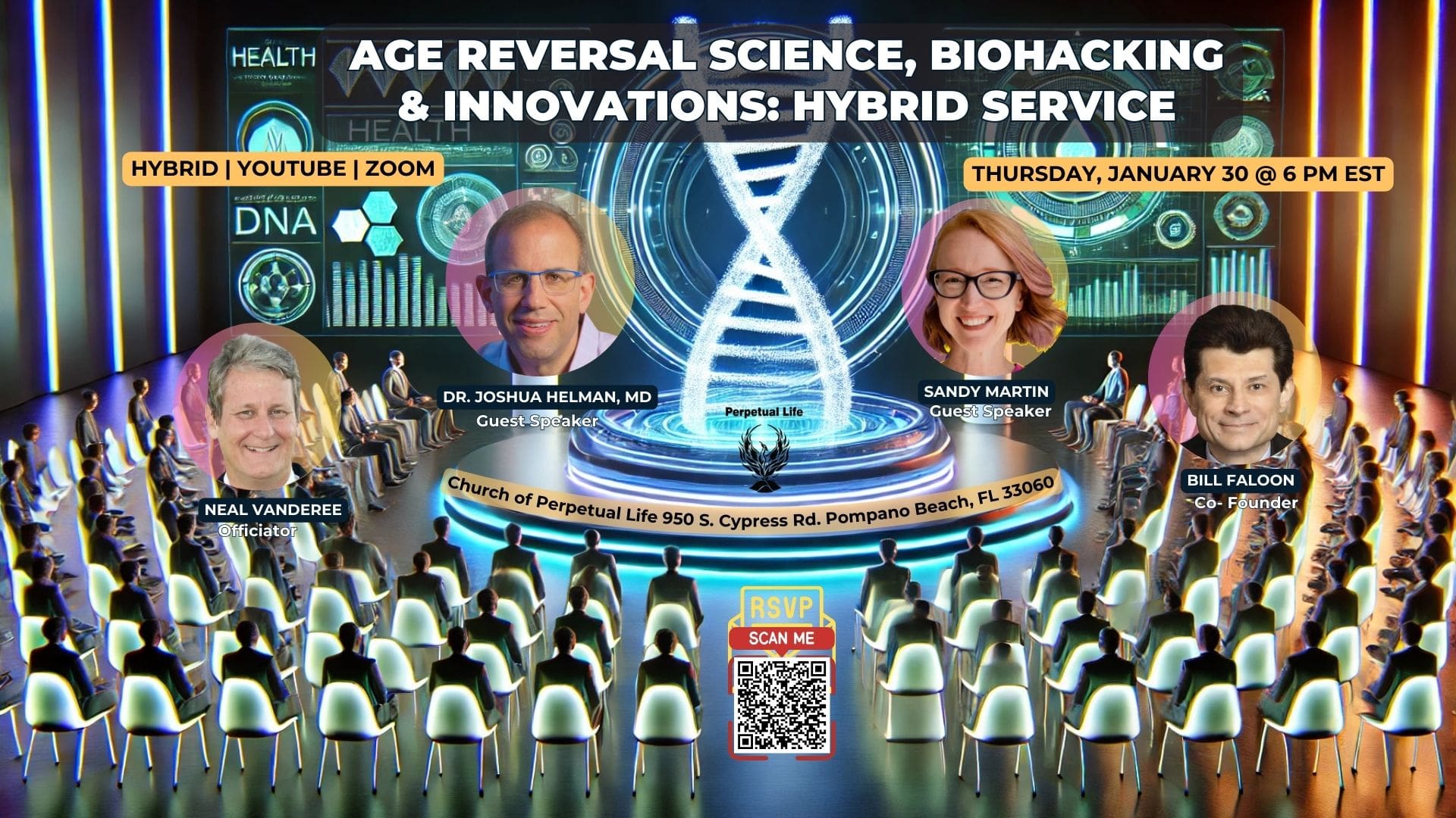 Age Reversal Science, Biohacking & Innovations: Hybrid Service