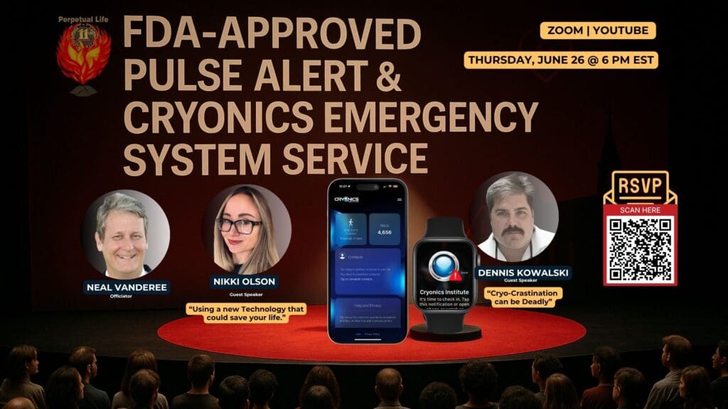 FDA-Approved Pulse Alert and Cryonics Emergency System June Service Banner
