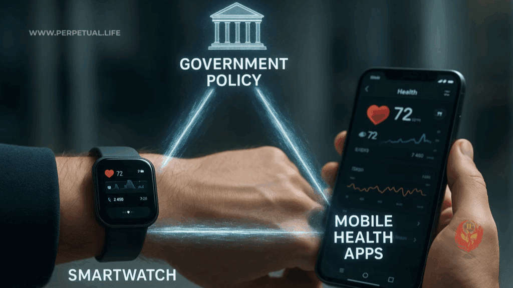 Biostasis readiness system combining policy, pulse alert, and step detection