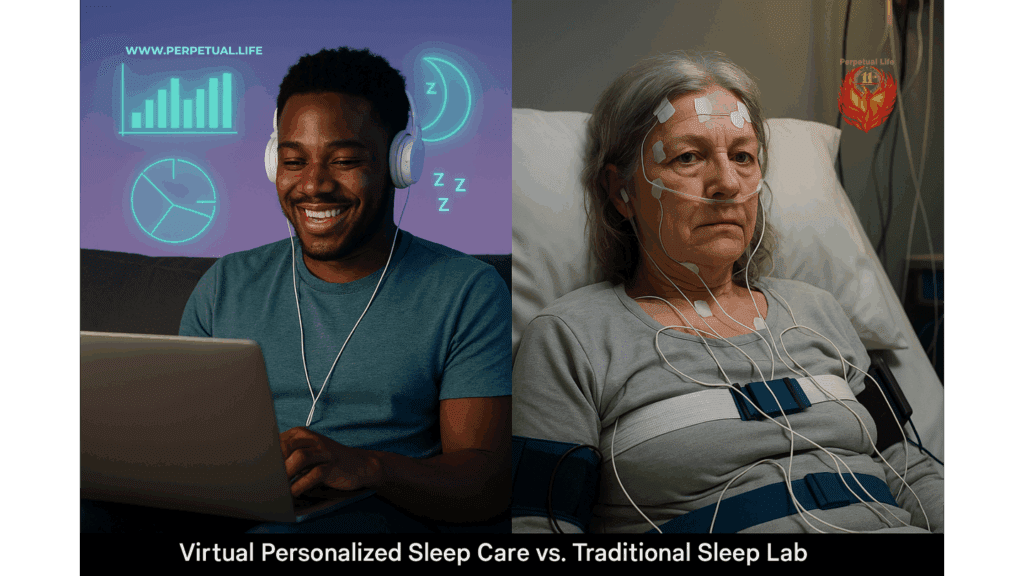 Virtual Personalized Sleep Care vs Traditional Sleep Lab